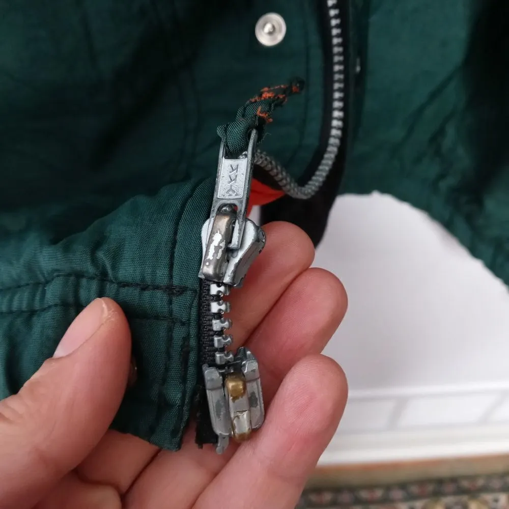 Vintage 80's Nike big logo long jacket size large - Image 13