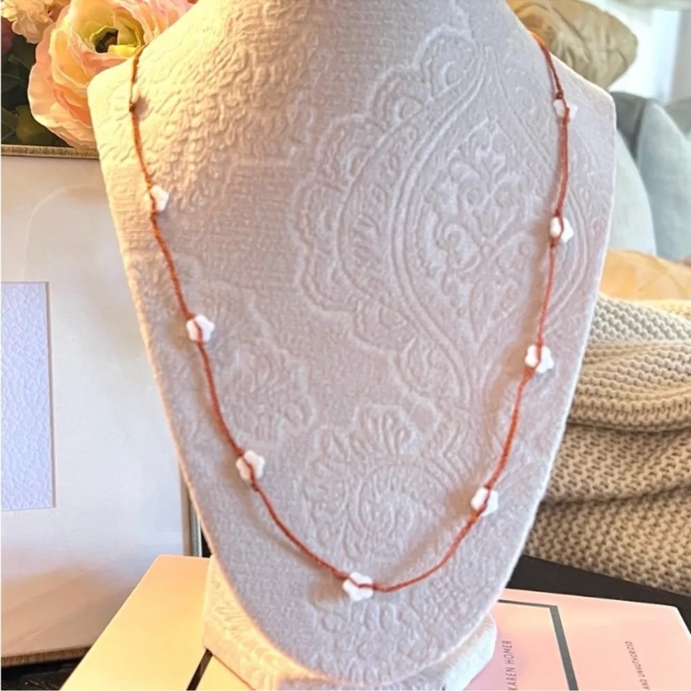 NWT  Delicate Flower Belly Chain In Red - Image 4