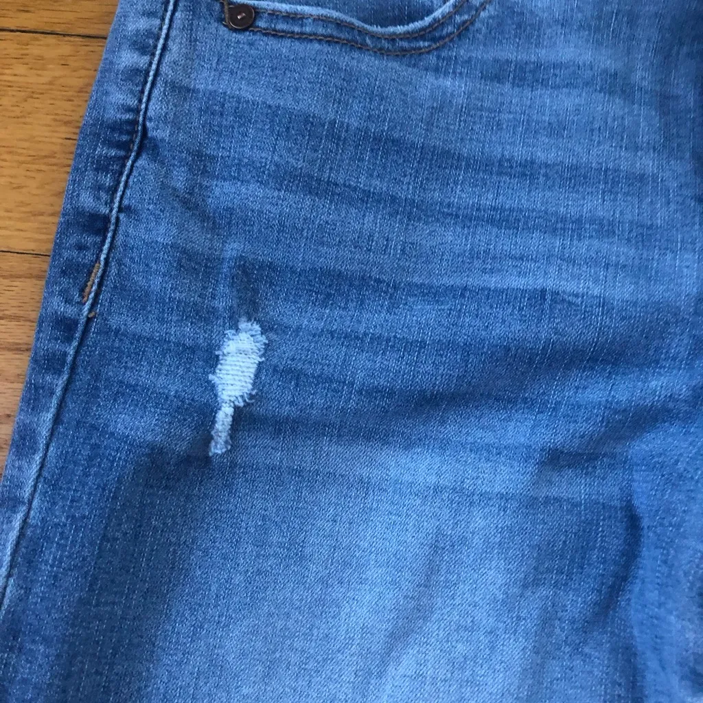 Democracy light wash kick flare Ab solution ankle jeans - Image 4