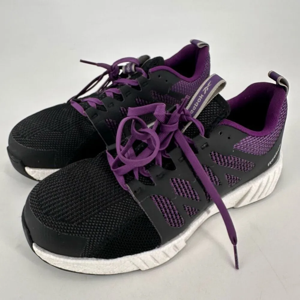 Reebok Women's Fusion Flexweave‎ safety Athletic Work Shoes Black Size 10 wide - Image 9