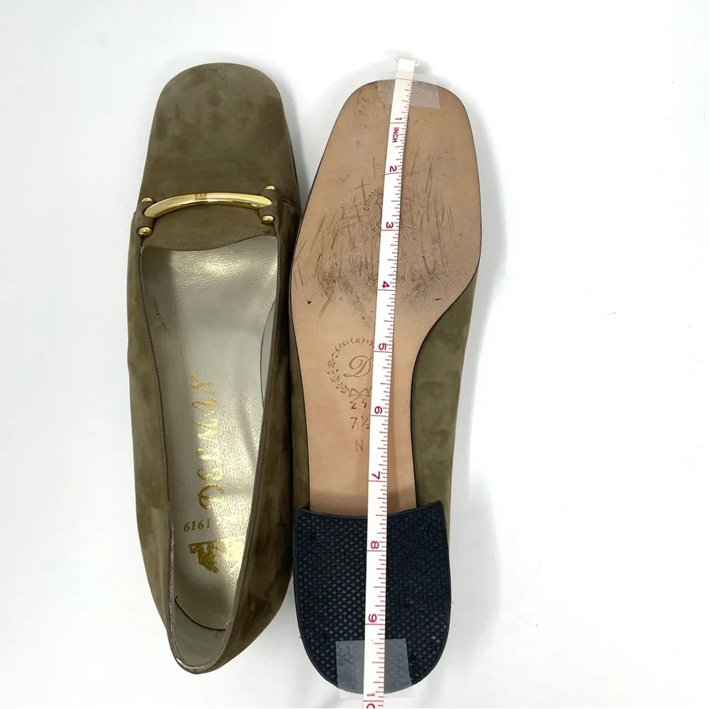 DELMAN suede flats, made in Spain, size 7N - Image 9
