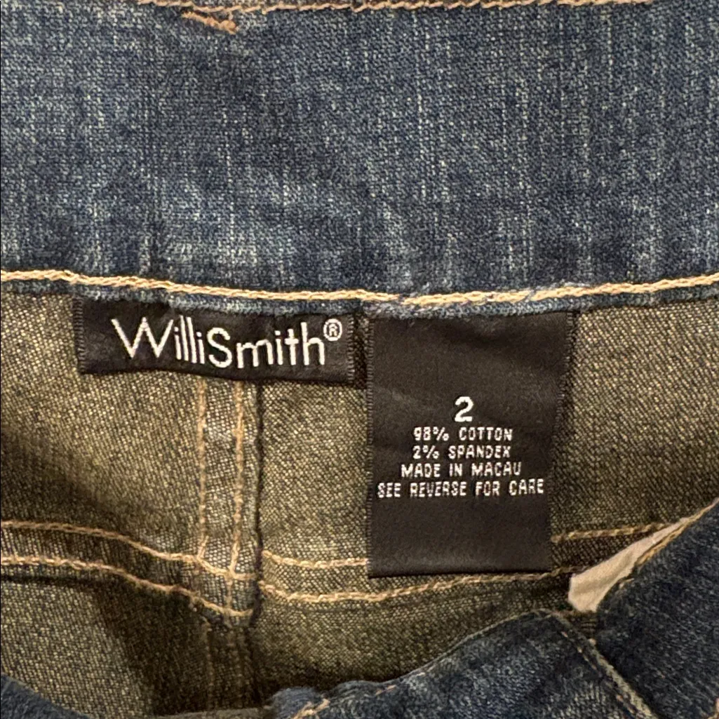 Willi Smith Floral Embroidered Jeans - Image 2