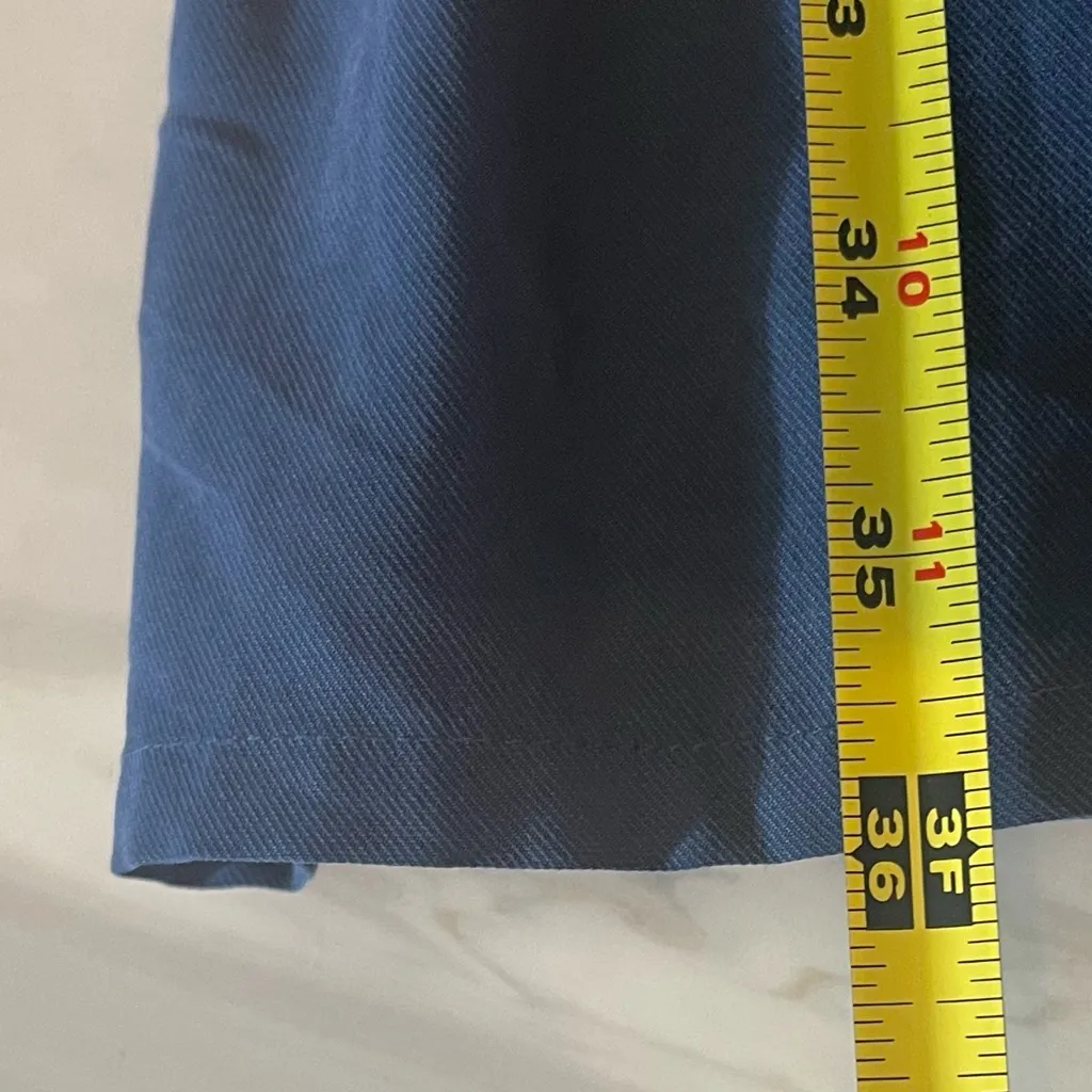 BCBG Generation Blue Sleeveless Open Front Duster Vest XS - Image 6