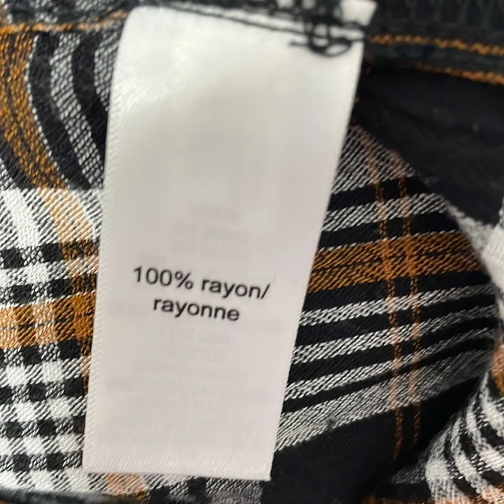 Maurices Plaid Kimono Sleeve Blouse - Image 6