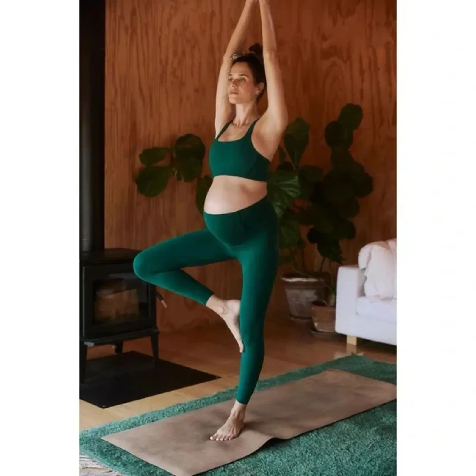 Maternity Leggings Bundle Size Medium Black - Image 5