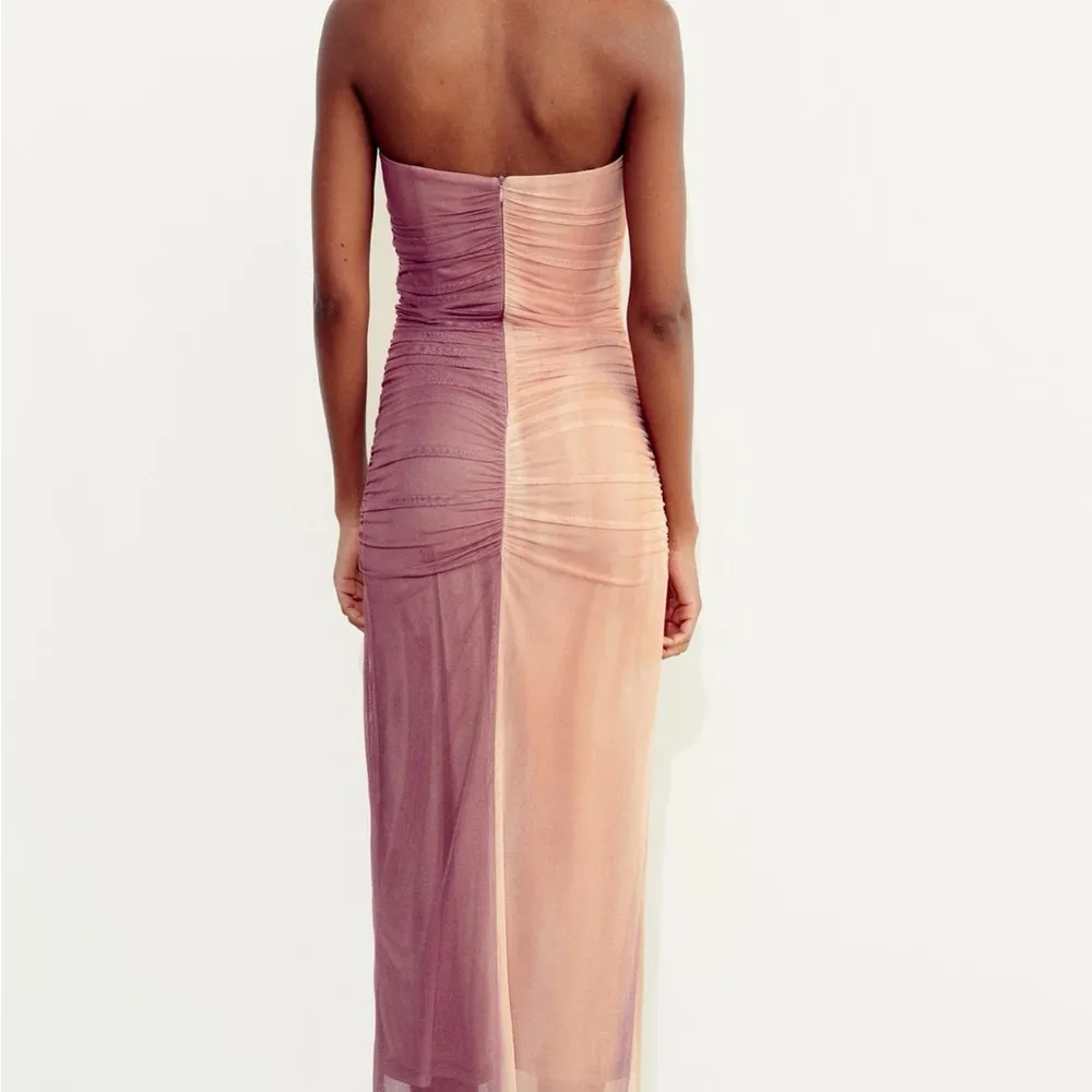 ZARA  Printed Tulle Dress - Image 7