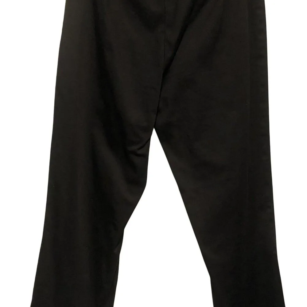 Cache Black Stud Embellished Split Front Pant Stretch Crop Black 5"Vent $98 - Image 7