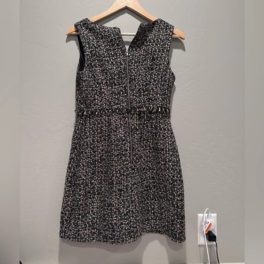 City Studio Juniors Gray‎ Tweed Pocket Sleeveless Mini Dress Size 3/4 Gray - Image 11
