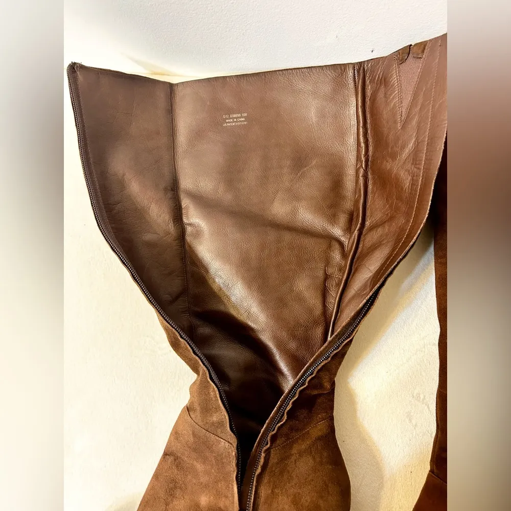 Cole Haan Women’s Cora Wedge Chestnut Suede Boot Size 10 - Image 8