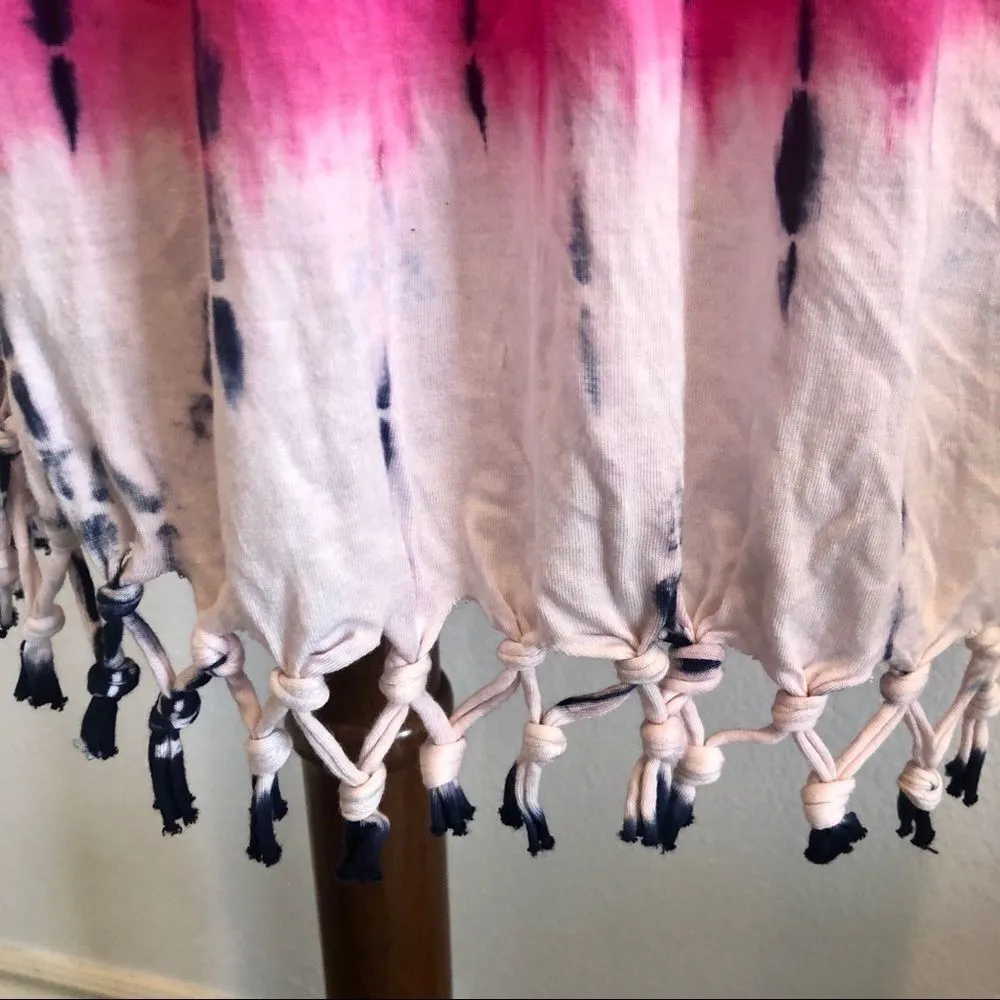 Ravinya pink swim strapless cover up S - Image 5