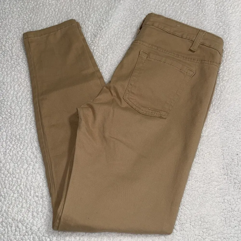 Jones New York size 4 bleecker skinny ankle pebble color pants cotton blend nwt - Image 3