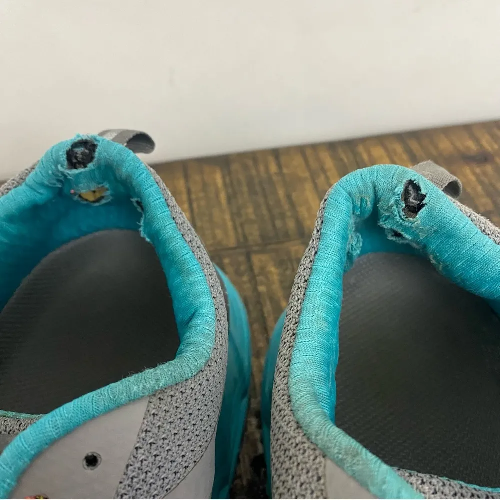 Hoka One One Warahi 3 Gray and Blue Running Athletic Shoes Size 9.5 - Image 6