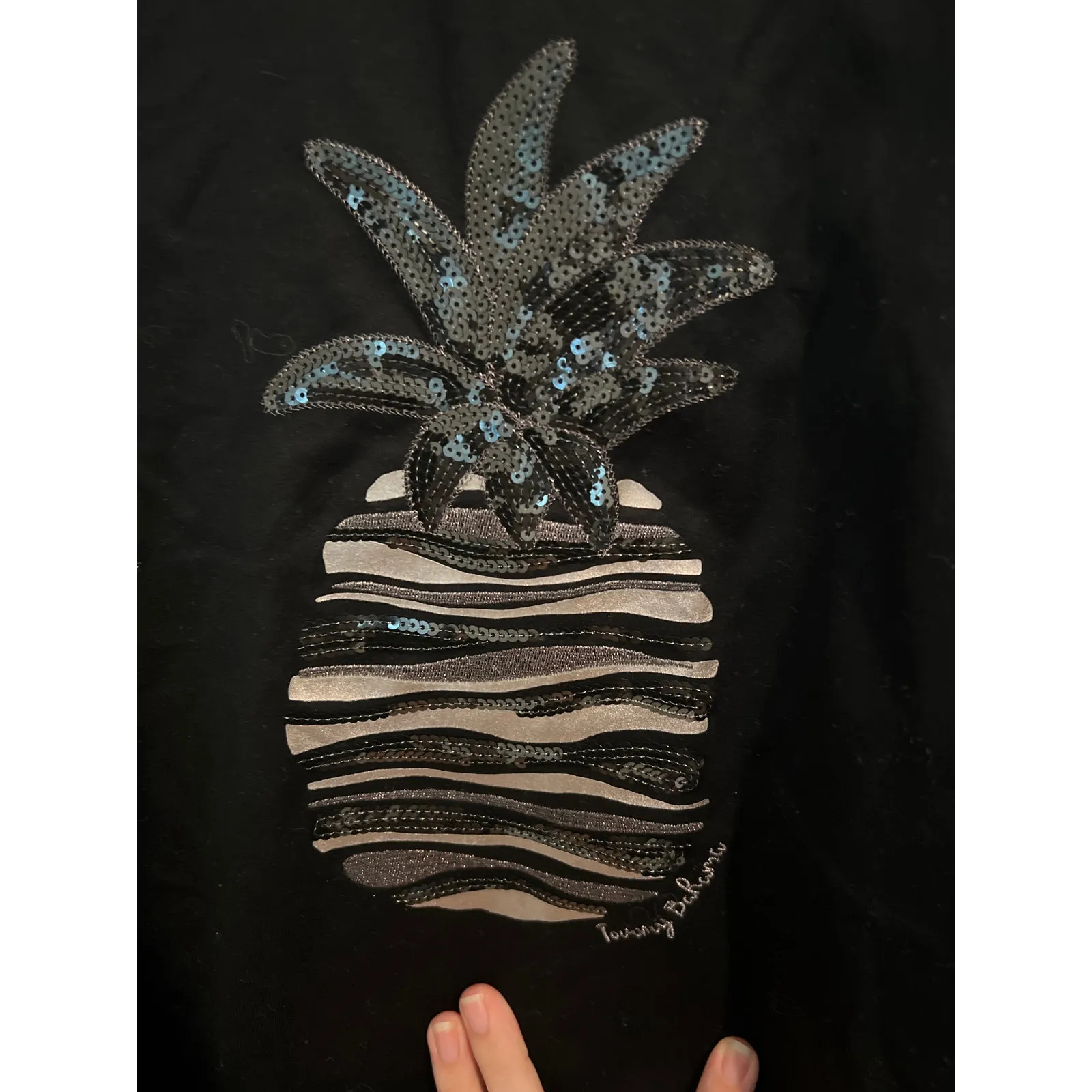 Tommy Bahama Pineapple Full Zip Sweater – Size Small - Image 4