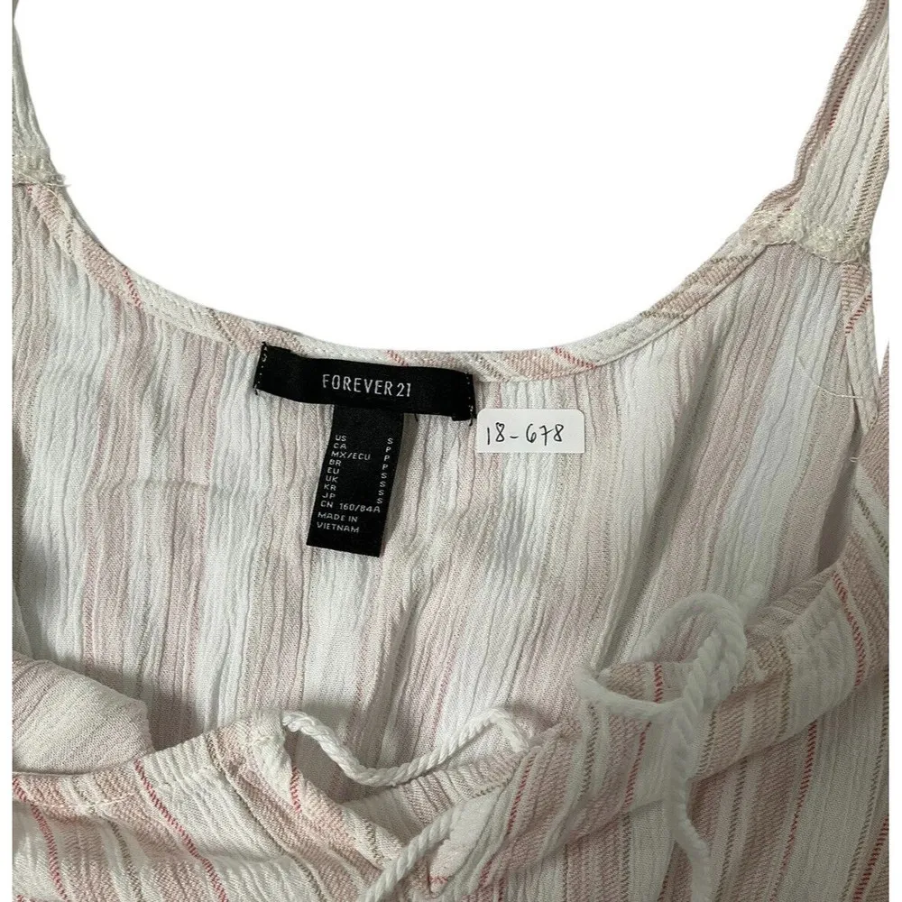 Forever 21 Women Size Small Bohemian Summer Top Shirt Blouse Boho 18-678 - Image 4