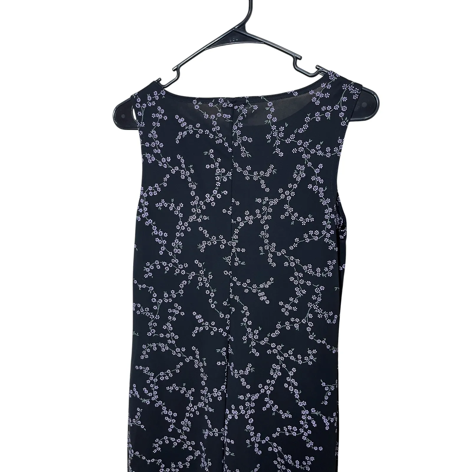 Jalate Black Floral Sleeveless Dress Womens Medium Summer Casual - Image 8