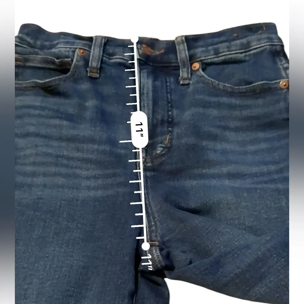 Madewell Jeans‎ Women's Size 26 High Rise Slim Straight Pendleton Wash Stovepipe - Image 13