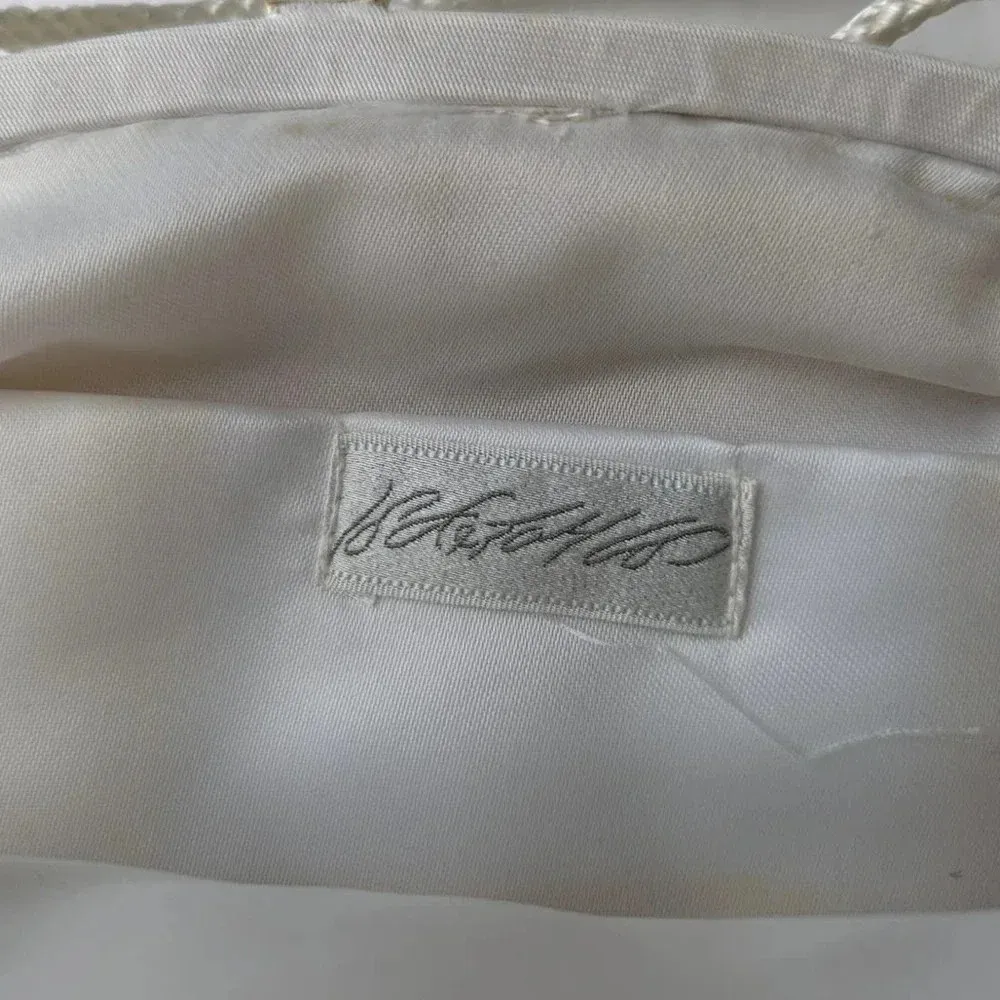 Vintage Ivory Beaded Sequin Evening Bag wedding White - Image 6