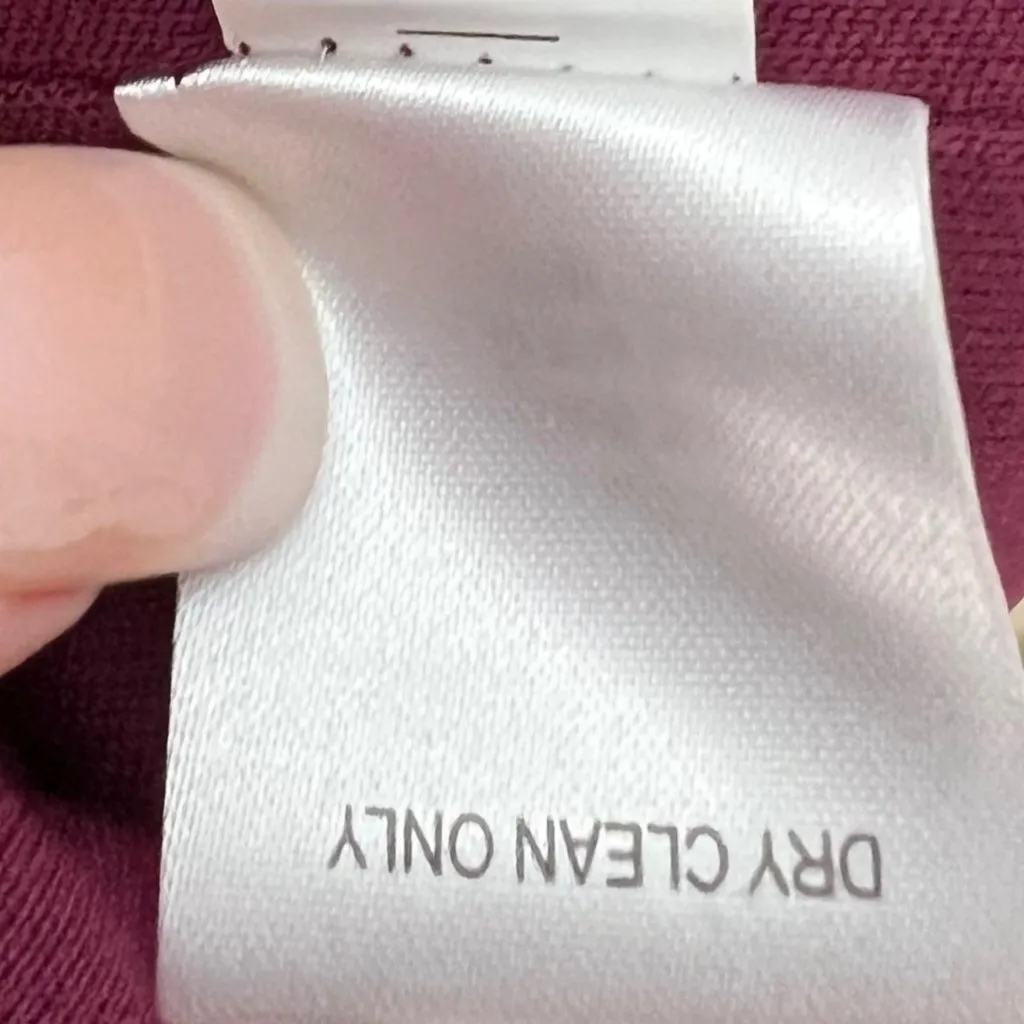 Maia Burgundy Feather Trim Mini Cocktail Dress 2 Sheath Stretch Flirty Fun Red - Image 10