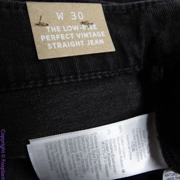 NEW Madewell The Low-Rise Perfect Vintage‎ Straight Jean in Lunar Wash, 30 - Image 16