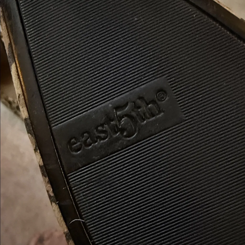 East 5th  Animal Print Slingback pointed toe kitten Heels - Image 15