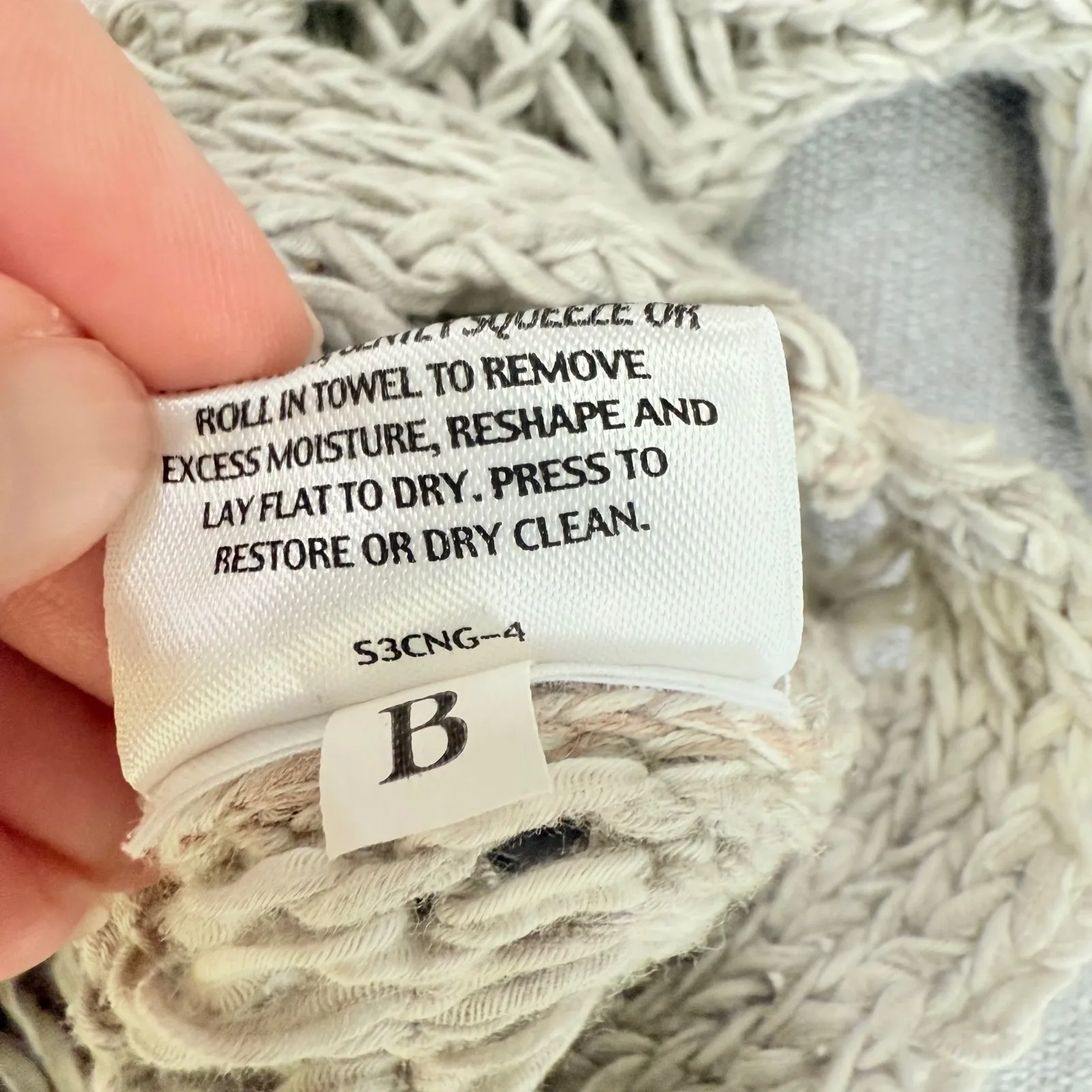 Eileen Fisher Size XS Open Knit‎ Weave Top Cotton Blend Sweater Beach Layering - Image 6