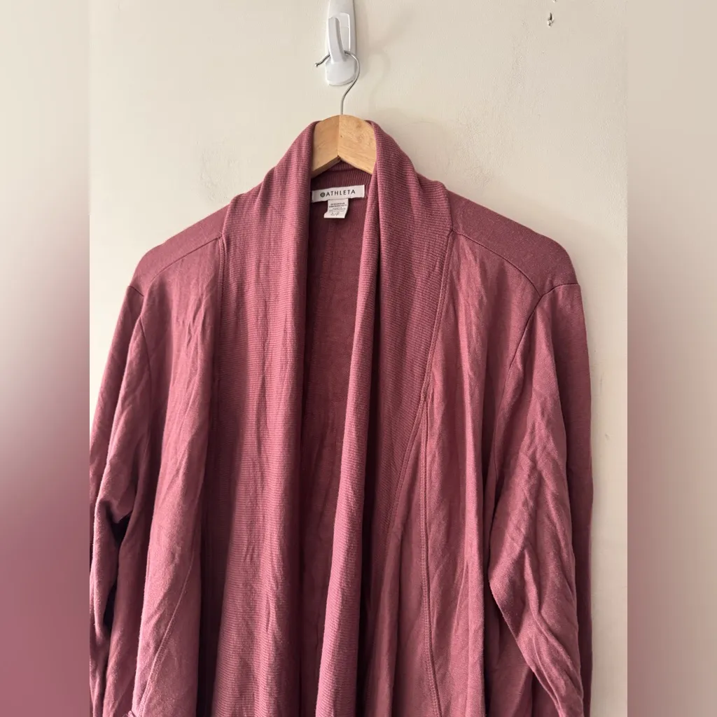 Athleta Women's Pranayama Wrap Color Tawny Rose Pink Super Soft - Image 3