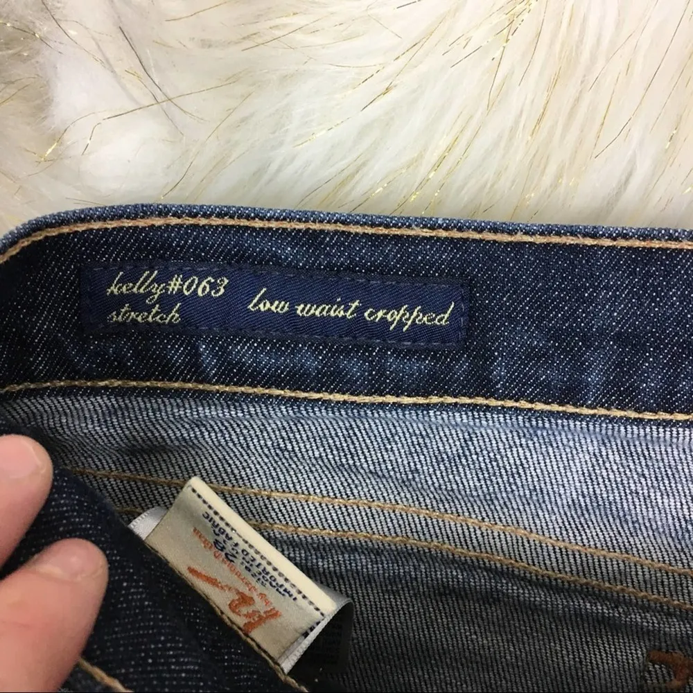 Vintage C.O.H. Kelly Stretch #063 Low Waist Cropped Jeans-28 - Image 10