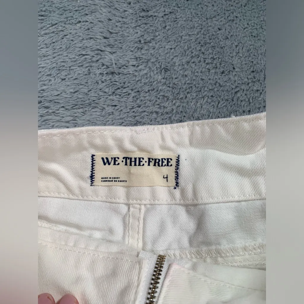 Free people we the free White Frayed wrap skort 4 - Image 7