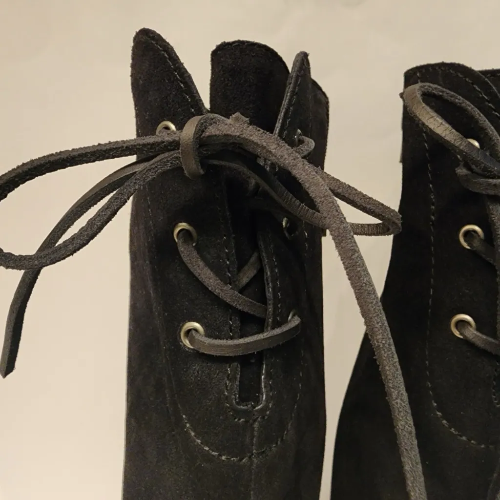 Born Cotto Tall Leather Boots Women's Black Knee - Image 12