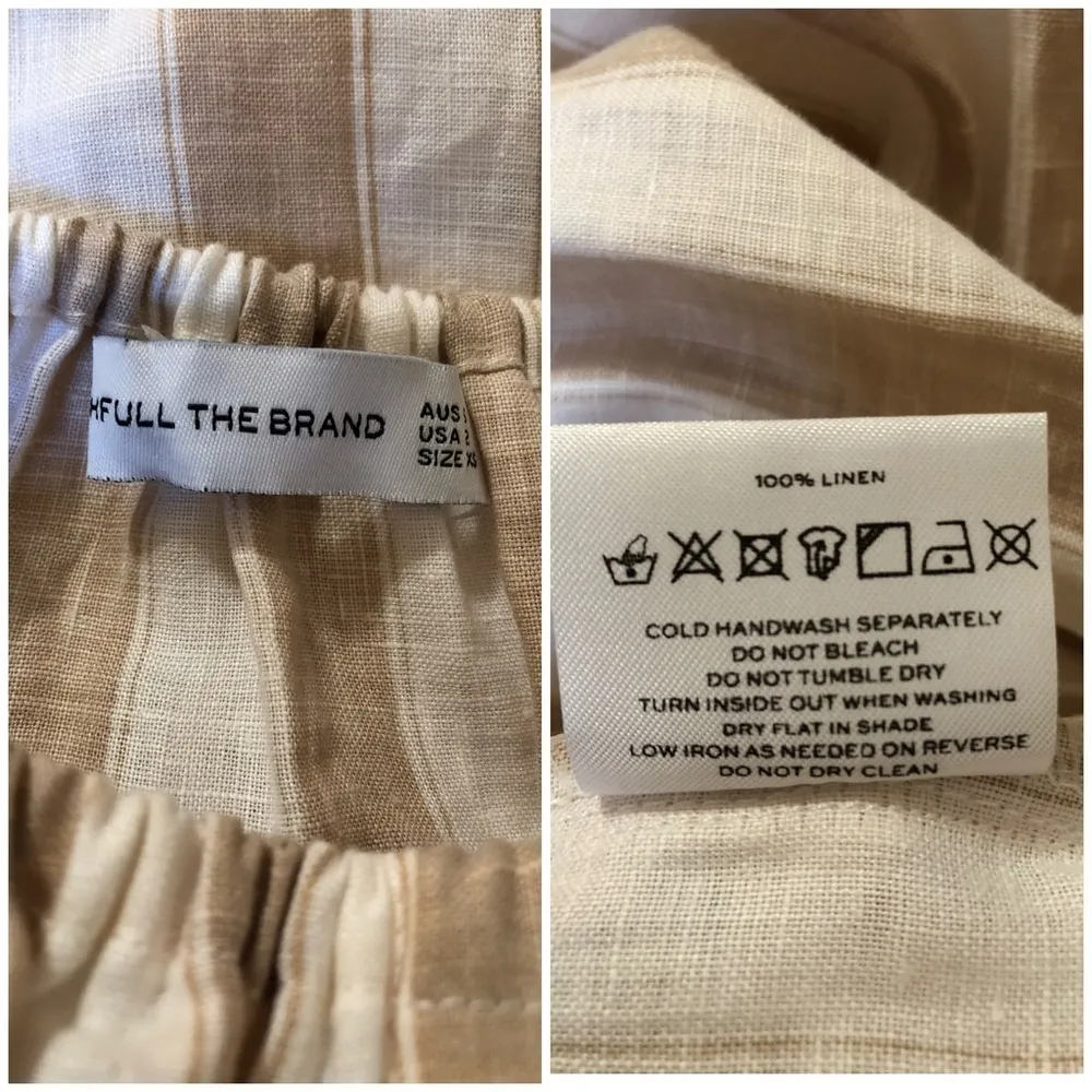 FAITHFULL THE BRAND 100% Linen Dress Size 2 - Image 5