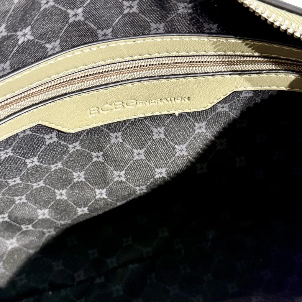 BCBGeneration  Olive Green Crescent Shoulder Bag - Image 8