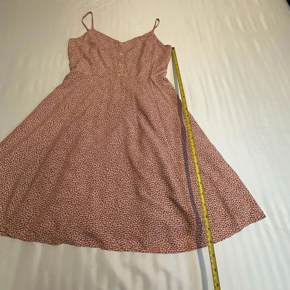 Gap Floral Pink Patterned Dress Sz 4 Women’s Fit & Flare - Image 8