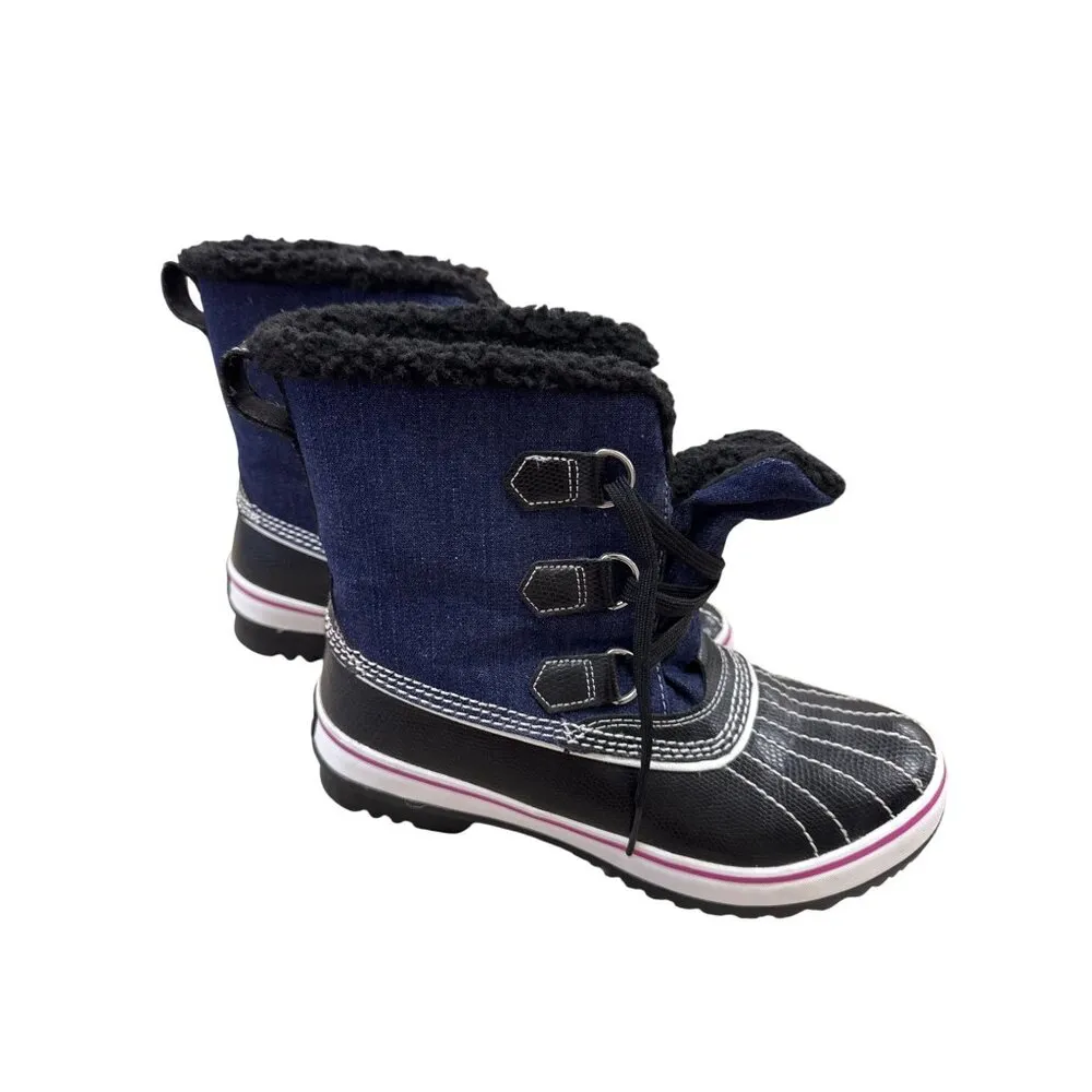 Skechers  Outdoor Womens Blue Manmade Ankle Boots Size 7.5 SKU 7178 - Image 4