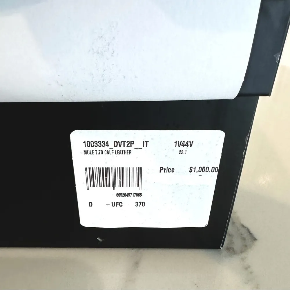 Versace Medusa Chain Mid Heel Slide Sandals - Image 9