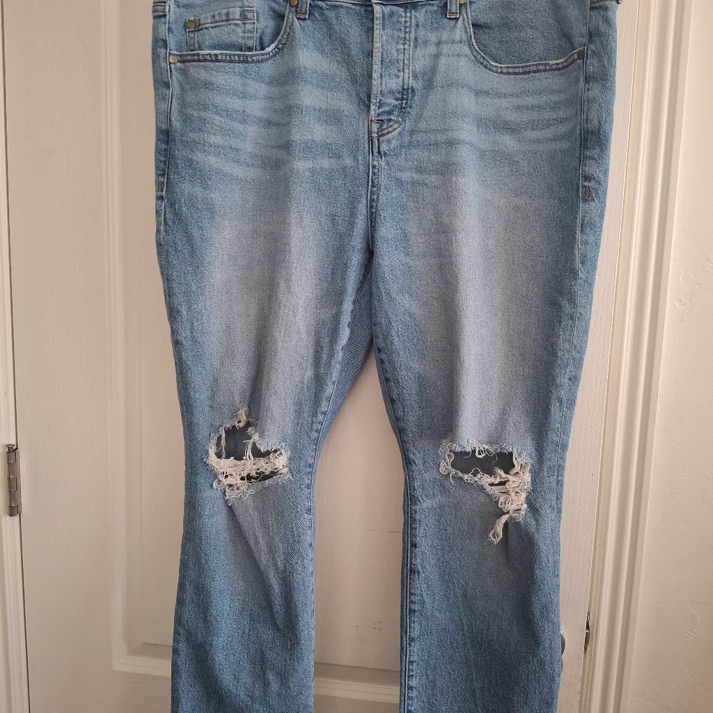 Torrid Sz 16R Distressed Blue Women's Jeans - Image 6