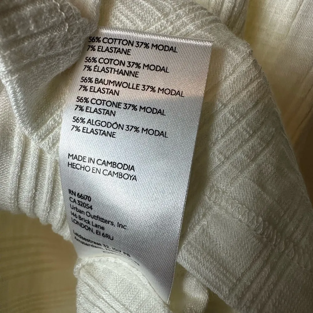 Pilcro Anthropologie High Neck Tank Top Sustainable Sleeveless Tee Large - Image 3