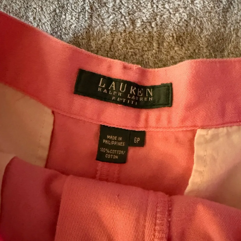 LAUREN RALPH LAUREN Pink Walking Shorts Womens Sz 6P 6 Petite Cotton 5" inseam - Image 3
