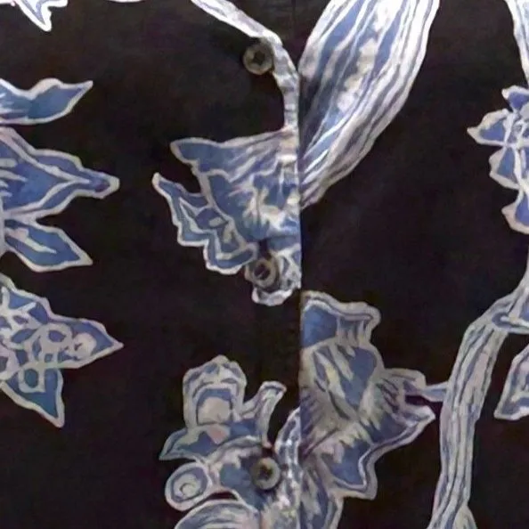 Talbots Vintage Button Up Shirt Black 14 - Image 6