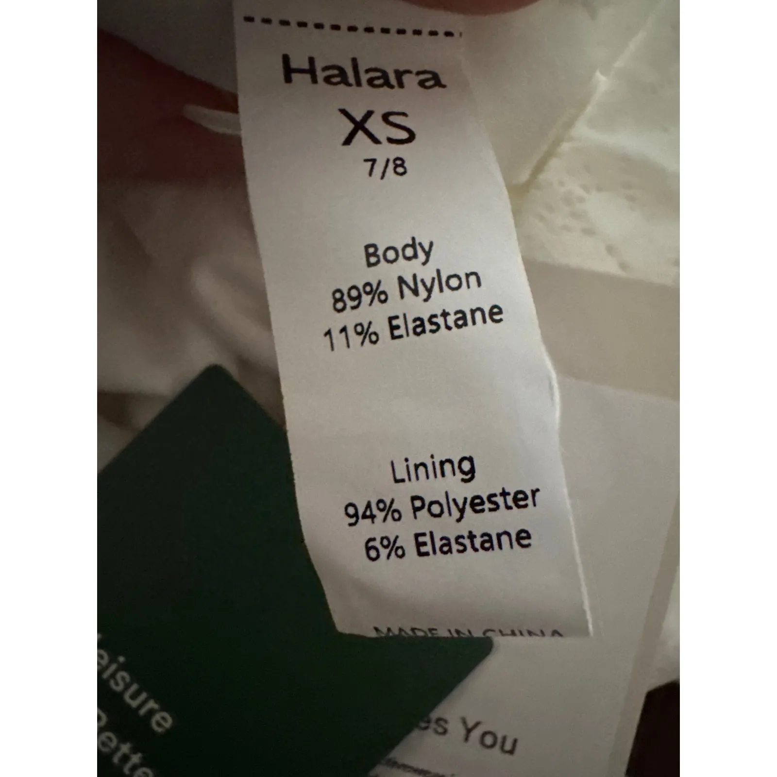 New Halara High Waisted Crossover 2-in-1 7/8 Lace Casual Leggings Women's XS - Image 7