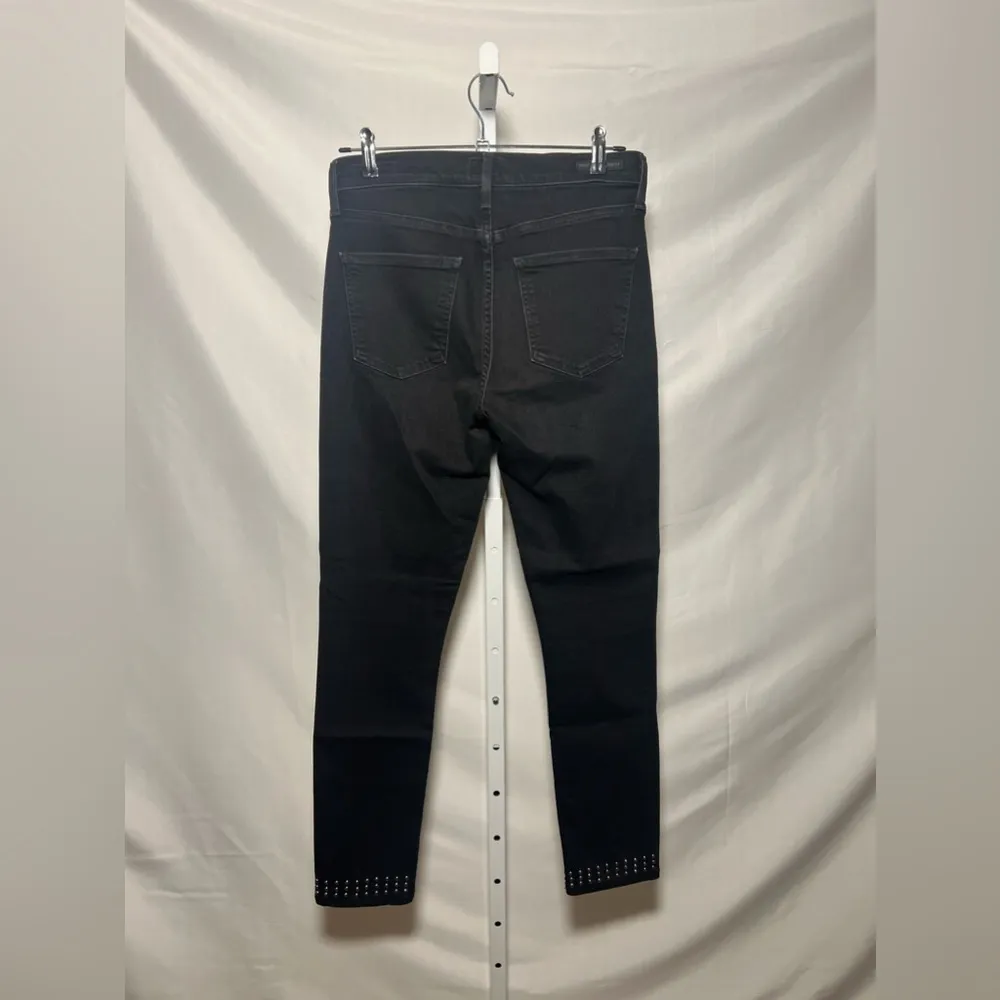 Citizens Of Humanity Rocket Ankle High Rise Skinny Black Jeans - Image 2