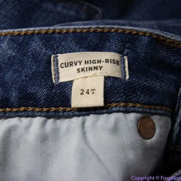 NEW Madewell Tall Curvy High-Rise Skinny Jeans‎ in Wendover Wash: TENCEL, 24T - Image 15