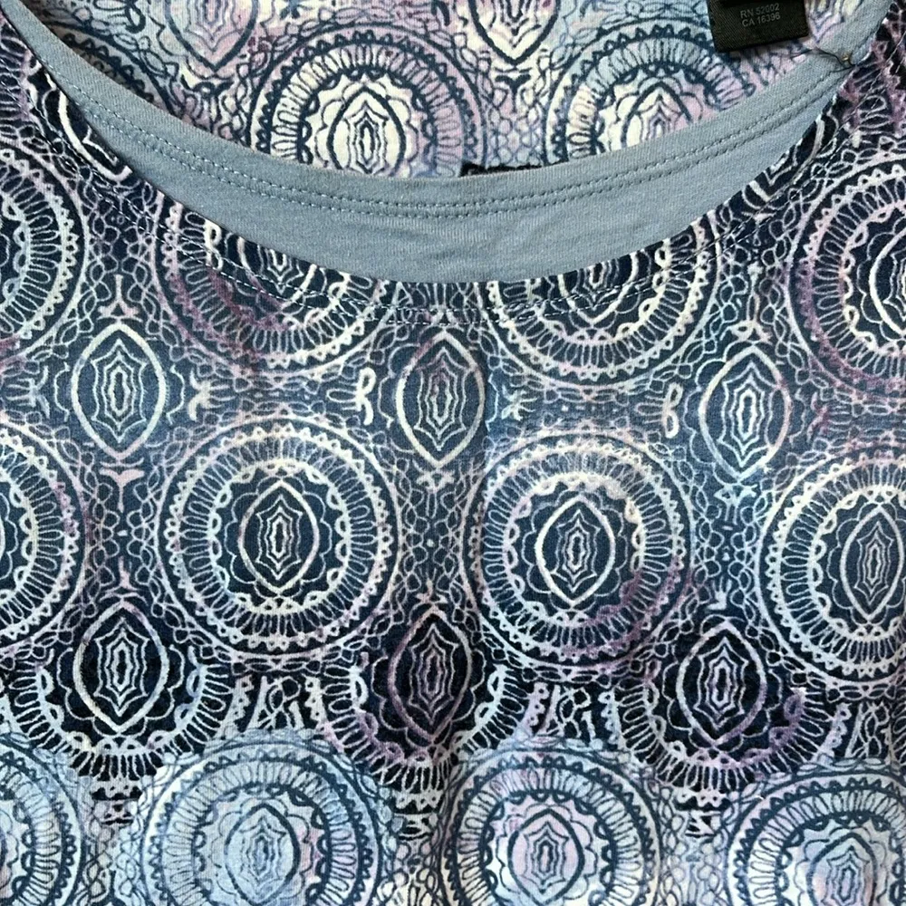 Axcess Liz Claiborne Blue Print Long Sleeve - Image 4