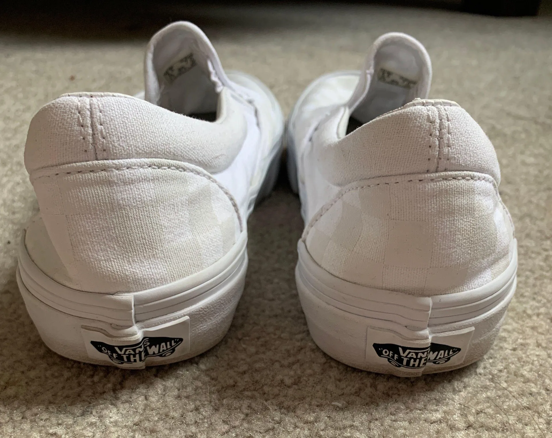 Vans White Checkered - Image 2