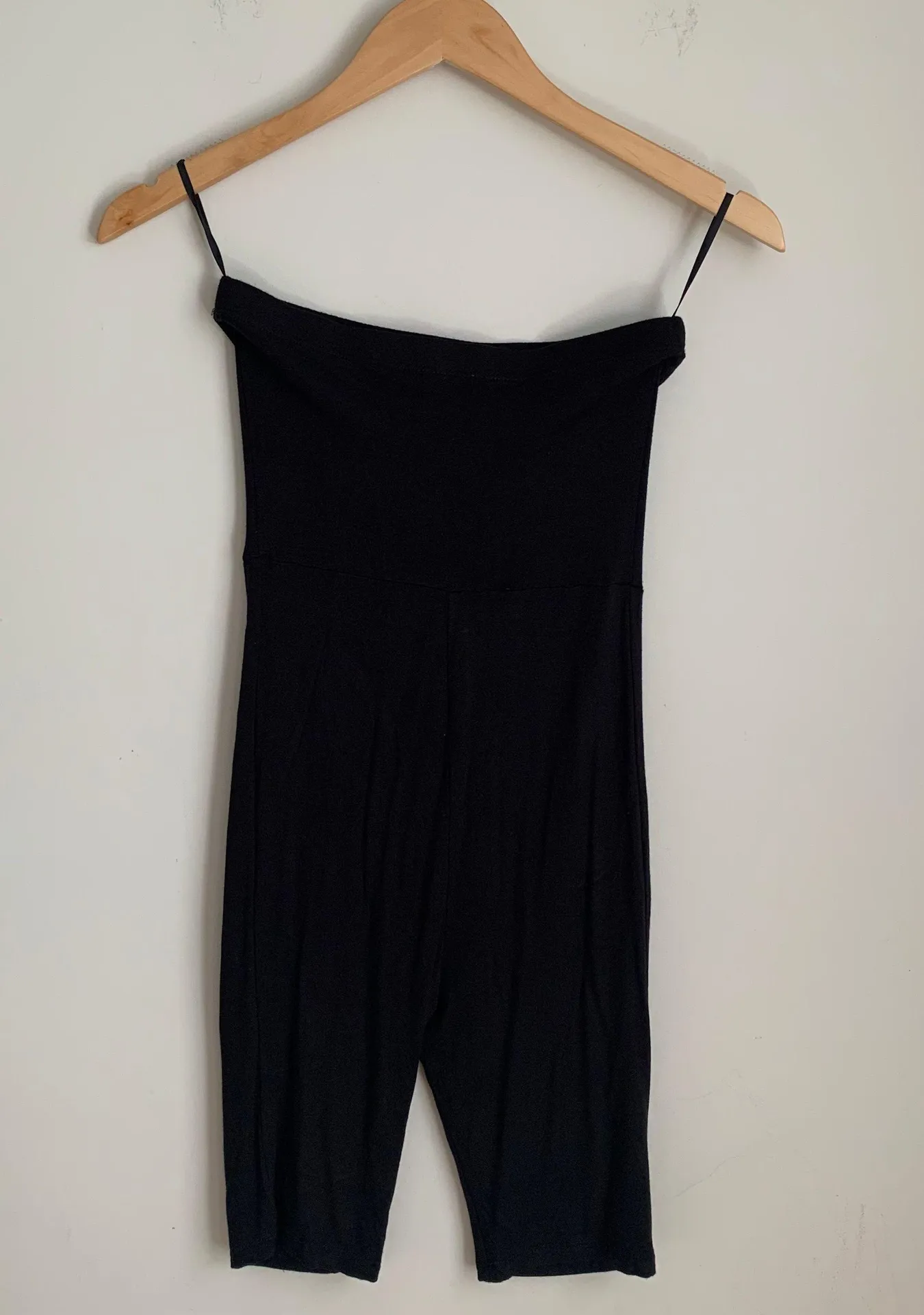 Bodysuit Biker Romper Strapless Black Xsmall - Image 3