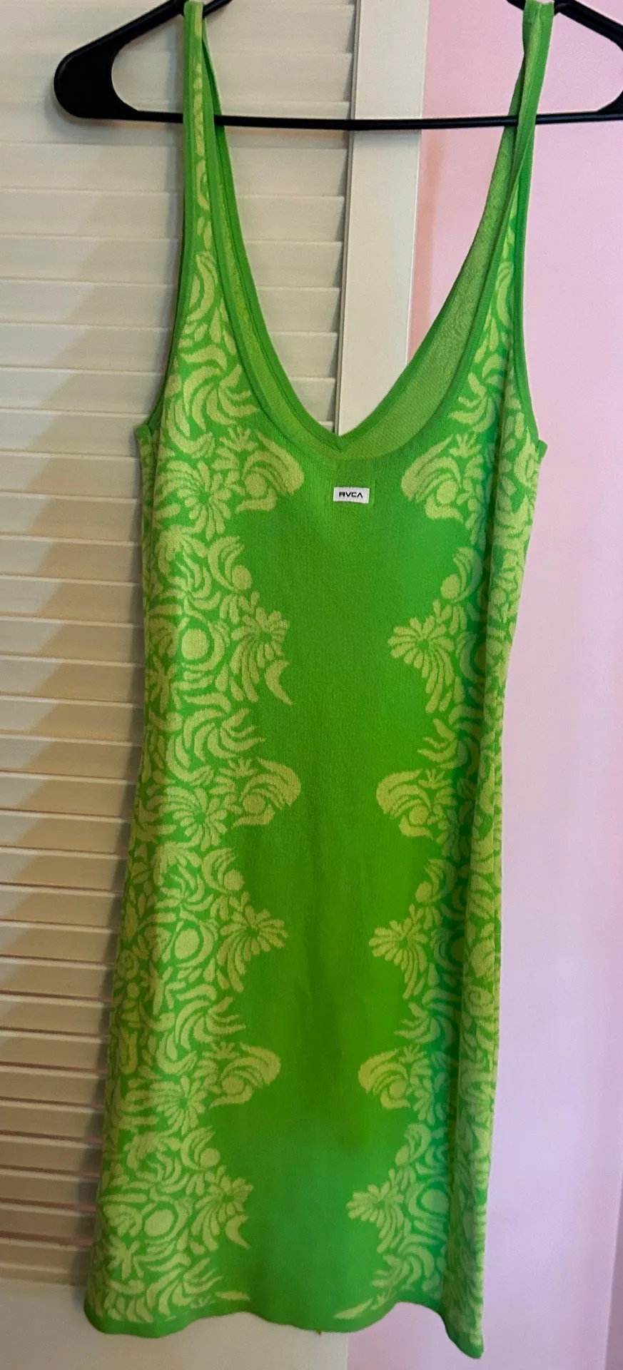 Green Knit Dress - Image 3