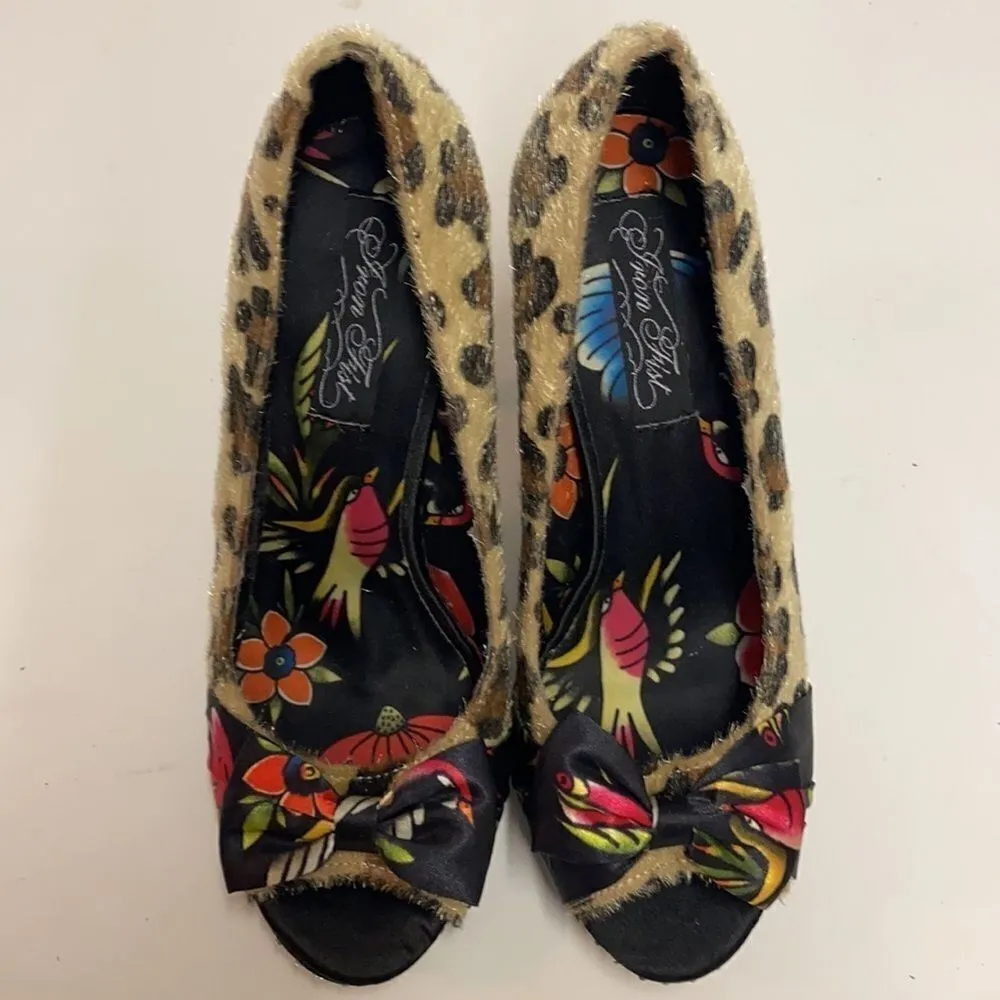 Iron Fist Love Bites Womens‎ Leopard Size 7 A16 - Image 9