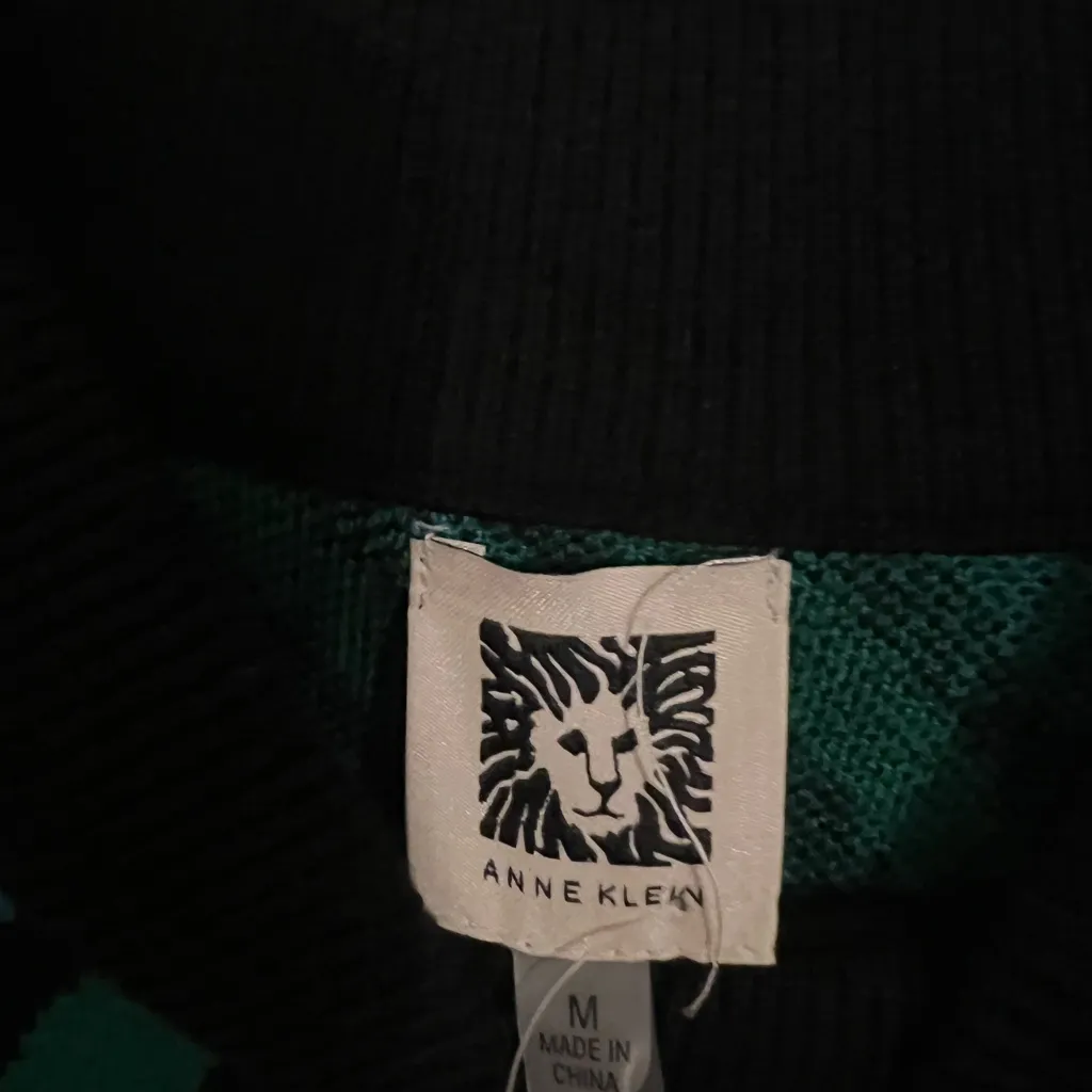 Anne Klein Black and Teal Knitwear - Image 2