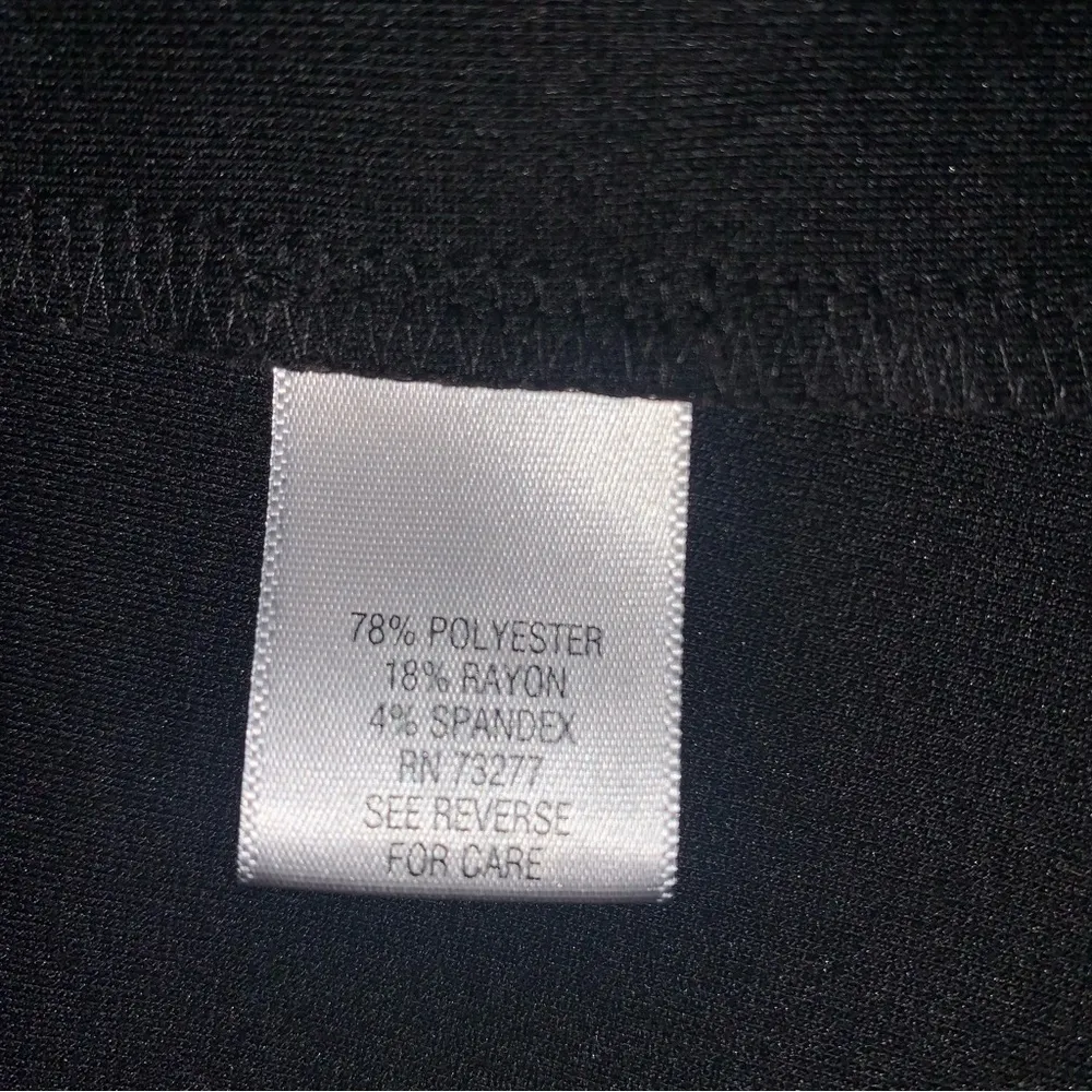 Apt. 9 Side Zip Jacket Black Motorcycle Style Women’s Size Large - Image 6