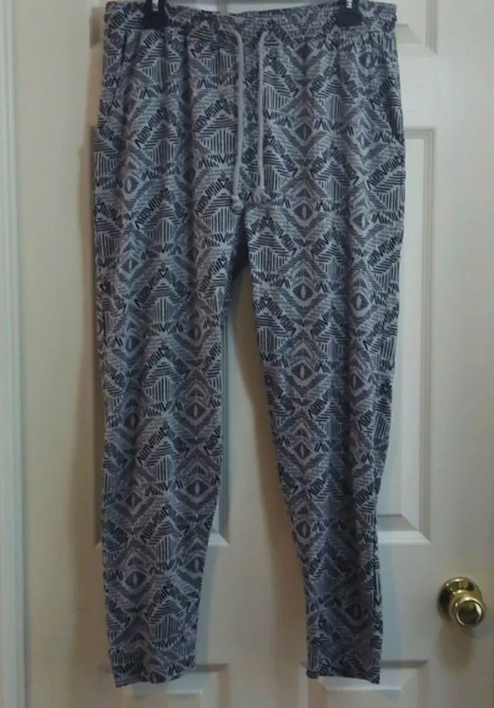 H&M Divided Gray Black Joggers w/Pockets Size Large EUC #3231 - Image 3