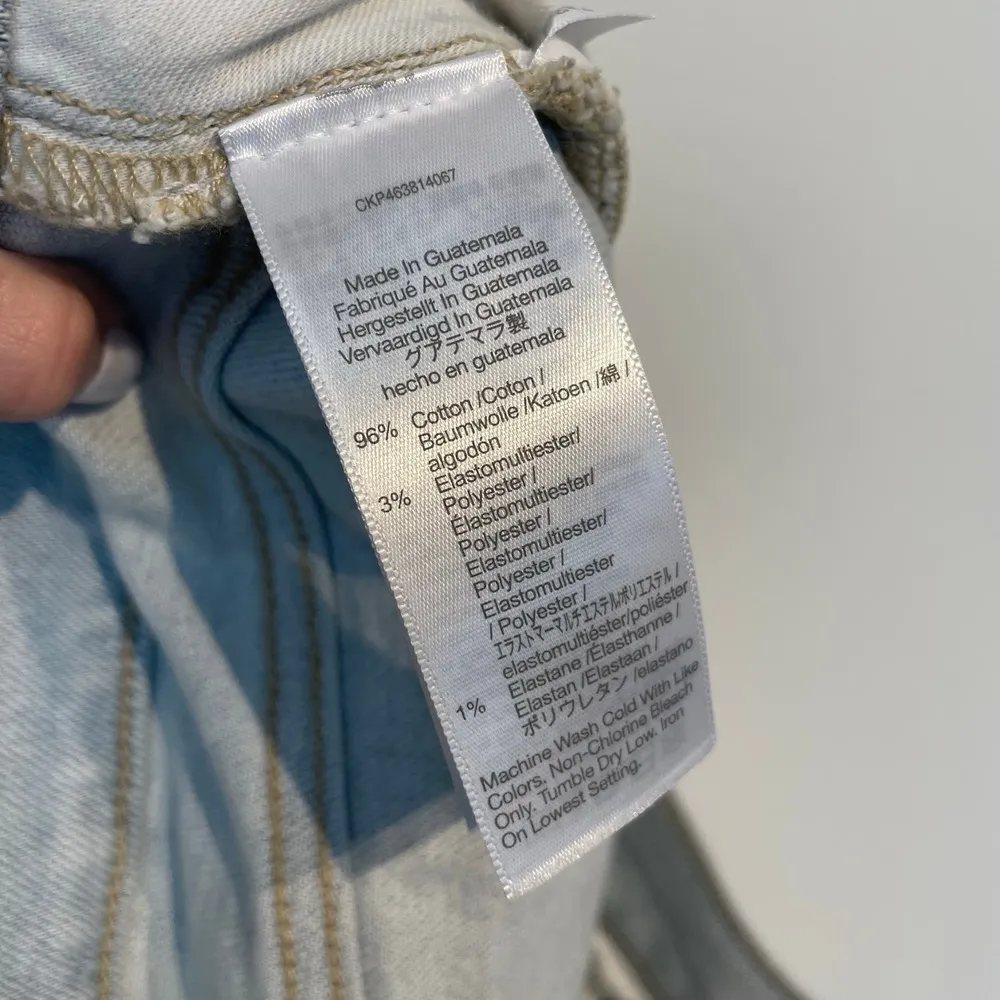 NWT Madewell Mom Jean in Harman Wash Raw-Hem Edition Size 29 Distressed - Image 10